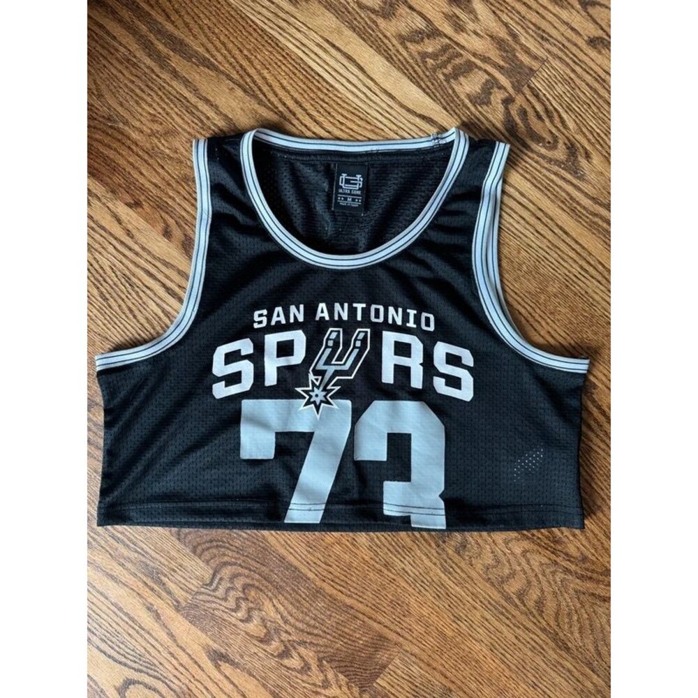 San Antonio Spurs Cropped Game Day Tank Medium
